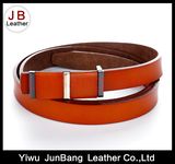 Men Shirts Metal Belts Formal Business Fashion Leather Belt