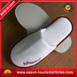 Custom Logo White Hotel Disposable Slippers