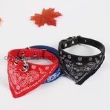 Promotional Custom Logo Design Printed Pet Dog Bandana with Collar