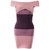 off Shoulder Dress Bodycon Bandage Dress