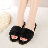 Women Fashion Winter Indoor Shoes, Genuine Sheepskin Wool Slippers