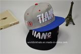 Custom Cotton 5panel Flat Peak 3D Embroidery Simple Snapback Hat