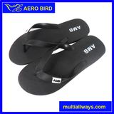 Plain Colored Beach PE Slipper Sandal Shoes for Man (T1580)