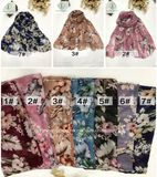 100% Viscose 2017 Hot Sell Printed Shawl Fashion Lady Scarf