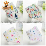 Manufacture New Design Baby Bandana Bibs Triangle Baby Bib 100% Organic Cotton