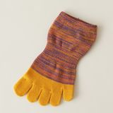 Distressed Faded Five Toe Socks