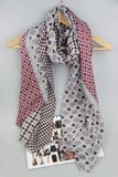 Lady 100% Polyester Scarf Women Printed Spot Shawl Fashion Accessory Supplier