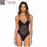 Cut out Monokini Crochet Swimsuit L32605