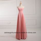 Women Sleeveless Strapless Long Evening Party Bridesmaid Dresses