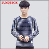 2018 Stripe Long Sleeve T-Shirt Shirt for Men