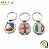 Metal Epoxy Logo Flag Key Chains for Advertising Ym1013