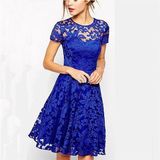 Women Lace Summer Sexy Mini Dress Casual Cocktail Party Dress