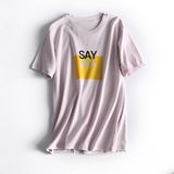 New Arrival Round Neck Ladies T-Shirt Manufacturer