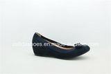 New Fashion Leather Women Ballet Shoes with Increase Inside Heel