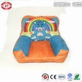 Orange Color Cute Bear Rainbow Soft Stuffed Plush Cushion