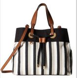 Stripes Jeans Drawstring Closure Lady's Bag Wzx21833