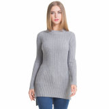 Women's Fashion Winter Sweater Long Pullover Round Neck