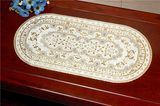 40*84cm PVC Vinyl Lace Gold Placemat