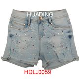 Wholesale New Design Women's Shorts Denim Jeans (HDLJ0059)