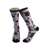 3D Digital Print Sublimation Ankle Socks Sublimated Socks