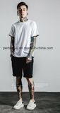 Cool Boys Fashion Embroidery Bottom Street T-Shirt