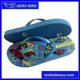 African PE Wholesaler Price Slipper Shoe with Colorful Strap (14G013)