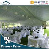 20mx30m Beautiful and Luxury White Canvas Large Wedding Party Tents with Silk Tent Linings in Guangzhou