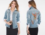 Ladies Denim Jacket Collectibles Parrot Denim Jacket