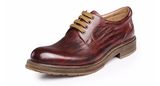 Brown Mens Leather Dress Shoes Oxford Party Shoes for Mens