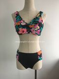 Embroidery India Printing Bikini African Print Bathing Suit Swimwear