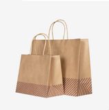 Factory Food Printed Plain Brown Kraft Paper Bags Wholesale