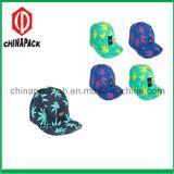 420 Huf 5-Panel Marijuana Weed Leaf Sport Caps (CPA-14-1194)