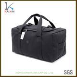 Custom Black Waterproof Canvas Camping Sport Travel Bag Backpack