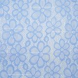 Blue Color Elastic Swiss Fabric Lace (NF1007)