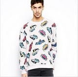 Custom Cotton Printed Sweatshirt of Fleece Terry (F099)