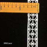 3cm Floral Embroidery Lace Trim for Dress Voile Lace Accessories for Wedding Veil Lace Border for Bridal Hair Hmhb945