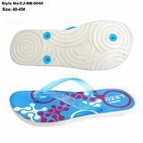 Women Shoes Sandals EVA Printed Sole PVC Upper Strap Flip Flop