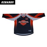 Design Custom Made Goalie Cut Sublimated Hockey Jerseys (H008)