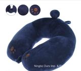 Chinese Supplier Bear Paw Print U - Type Pillow Manufacturer Direct Sales.