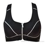 2017 High Quality Front Zipper Ladies Sports Bra