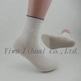 Women's Double Cylinder Embroidery Socks Anti Slip Socks Crew Socks