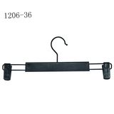 New Design Simple Black Plastic Pants Hangers