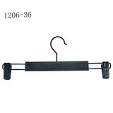 New Design Simple Black Plastic Pants Hangers