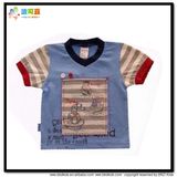 Summer Cotton Baby Clothes V Neck Kids Shirt