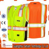 New Fashion Hi-VI Reflective Safety Vest with Flu Colors