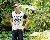 Men's Hot Sale Cotton Embroidery T-Shirt