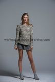 Ladies 100% Acrylic Knitted Sweaters Fashionable Knitted Tops