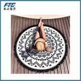 New Women Summer Large Bohemia Round Beach Towel Blanket Bat