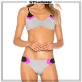 Factory Private Label Bathing Suit Girls Two Pieces Polyester Bikini