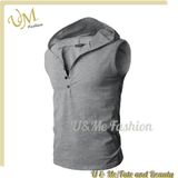 Fashion Design Gym Sportswear Sleeveless Hoodie OEM